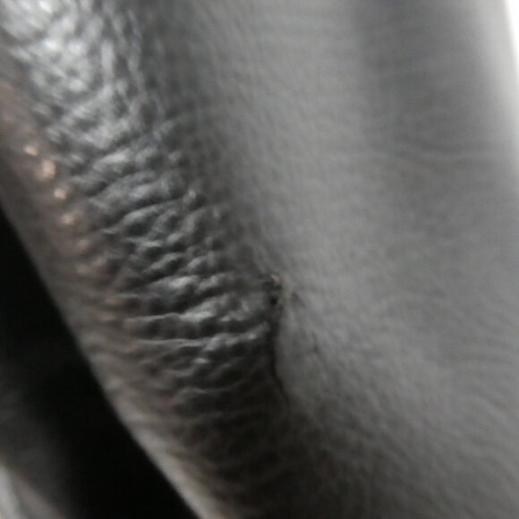 MOTO | large | Dark Brown Faux Leather | Cream Stripes | Zipper Cuffs - Picture 15 of 15